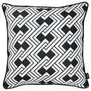 Pillows 18x18 Pillow Covers - 18"x 18" Tropical BW Links Squares Decorative Throw Pillow Cover HomeRoots