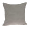 Pillows 18x18 Pillow Covers 18" x 7" x 18" Transitional Gray Solid Pillow Cover With Poly Insert 4184 HomeRoots