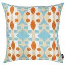 Pillows 18x18 Pillow Covers - 18"x18" Gray Blue Ikat Decorative Throw Pillow Cover Printed HomeRoots