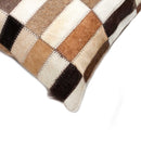 Pillows Best Pillow - 12" x 20" x 5" Tricolor Linear Cowhide - Pillow HomeRoots