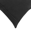 Pillows Black Pillows - 18" x 18" x 5" Salt And Pepper Black And White Cowhide - Pillow HomeRoots