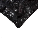 Pillows Black Throw Pillows - 18" x 18" x 5" Black & Silver - Pillow HomeRoots