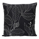 Pillows Black Throw Pillows - 18" X 5.5" X 18" Black Cotton Polyester Square Pillow HomeRoots