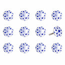Pillows Chair Pillow 1.5" x 1.5" x 1.5" Ceramic/Metal Multicolor 12 Pack Knob 8080 HomeRoots