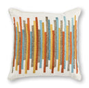 Pillows Chair Pillow 18" x 18" Cotton Teal/Gold Pillow 3402 HomeRoots