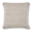Pillows Chair Pillow - 20" x 20" Cotton Grey Pillow HomeRoots