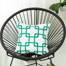 Pillows Cheap Throw Pillow Covers - 18"x18" Green Geometric Squares Decorative Throw Pillow Cover HomeRoots