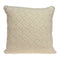 Pillows Couch Pillow Covers - 20" x 7" x 20" Transitional Beige Pillow Cover With Poly Insert HomeRoots