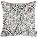 Pillows Decorative Pillow Covers - 17"x 17" Brown Jacquard Leaf Decorative Throw Pillow Cover HomeRoots