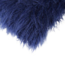 Pillows Decorative Pillows - 12" x 20" x 5" Ink Faux Sheepskin - Pillow HomeRoots