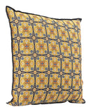 Pillows Foam Pillow 16.9" x 16.9" x 5.1" Yellow, Foam, Pillow 4988 HomeRoots