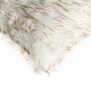 Pillows Fur Pillows - 12" x 20" x 5" Gradient Tan Faux Fur - Pillow HomeRoots