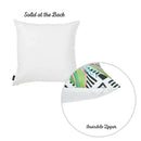 Pillows Outdoor Pillow Covers - 18"x 18" Tropical Flower Garden Decorative Throw Pillow Cover HomeRoots