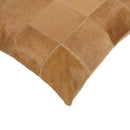 Pillows Pillow - 18" x 18" x 5" Epic Tan Torino Kobe Cowhide - Pillow HomeRoots
