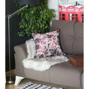Pillows Pillow Covers - 17"x 17" Colored Jacquard Maple Leaf Decorative Throw Pillow Cover HomeRoots