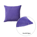 Pillows Pillow Covers - 18"x18" Honey Lilac Decorative Throw Pillow Cover (2 pcs in set) HomeRoots