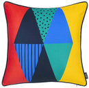 Pillows Pillow Covers 18"x18" Memphis Printed Decorative Throw Pillow Cover Pillowcase 5477 HomeRoots