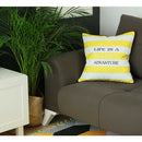 Pillows Pillow Covers - 18"x18" Scandi Square Life Printed Decorative Throw Pillow Cover HomeRoots