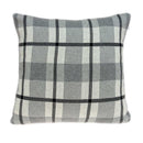 Pillows Pillow Covers - 20" x 0.5" x 20" Decorative Transitional Blue Cotton Pillow Cover HomeRoots