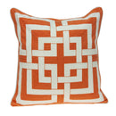 Pillows Pillow Inserts - 20" x 7" x 20" Unique Transitional Multicolored Pillow Cover With Down Insert HomeRoots