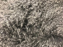 Pillows Sofa Pillows - 17" Charcoal Genuine Tibetan Lamb Fur Pillow with Micro suede Backing HomeRoots