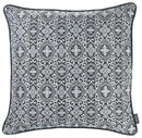 Pillows Throw Pillow Covers - 17"x 17" Grey Jacquard Aristo Decorative Throw Pillow Cover HomeRoots