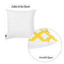 Pillows Throw Pillow Covers - 18"x 18" Tropical Cross Squares Decorative Throw Pillow Cover HomeRoots
