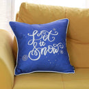 Pillows Throw Pillow Covers - 18"x18" Christmas Quote Printed Decorative Throw Pillow Cover HomeRoots