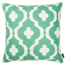 Pillows Throw Pillow Covers - 18"x18"Turquiose Marine Moroccan Stars Decorative Throw Pillow Cover HomeRoots