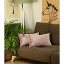 Pillows Throw Pillow Covers - 21"x14" Pink Velvet Blush Decorative Throw Pillow Cover (2 Pcs in set) HomeRoots