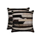 Pillows Throw Pillows - 18" x 18" x 5" Tricolor - Pillow 2-Pack HomeRoots
