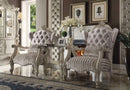 Pillows Velvet Pillows - 33" X 36" X 47" Ivory Velvet Chair & 1 Pillow HomeRoots