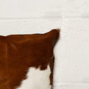 Pillows White Pillow - 12" x 20" x 5" Brown And White, Cowhide - Pillow 2-Pack HomeRoots