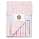 Pink and Gray Cloud Knit Blanket-STRDT-JadeMoghul Inc.