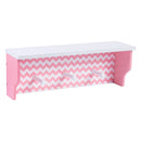 Pink Chevron Wall Shelf-CHEV-JadeMoghul Inc.