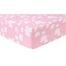 Pink Clouds Deluxe Flannel Fitted Crib Sheet-WHIM-G-JadeMoghul Inc.