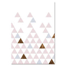 Pink Geometry Canvas Art Posters and Prints Abstract Painting Nordic Style Wall Pictures for Living Room Modern Home Decor AExp