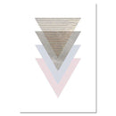 Pink Geometry Canvas Art Posters and Prints Abstract Painting Nordic Style Wall Pictures for Living Room Modern Home Decor AExp