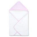 Pink Gingham Seersucker Deluxe Hooded Towel-SRS-P-JadeMoghul Inc.