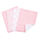 Pink Sky 4 Pack Burp Cloth Set-SKY PINK-JadeMoghul Inc.