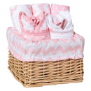 Pink Sky 7 Piece Feeding Basket Gift Set-SKY PINK-JadeMoghul Inc.