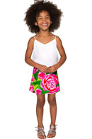 Pink Vibes Aria A-Line Skirt - Girls-Pink Vibes-6-Pink/Green-JadeMoghul Inc.