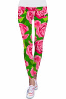 Pink Vibes Pink Vibes Lucy Floral Print Performance Leggings - Women Lucy Leggings