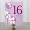 Pinwheel Poppy Table Number Numbers 49-60 Teal Breeze (Pack of 12)-Table Planning Accessories-Purple-49-60-JadeMoghul Inc.