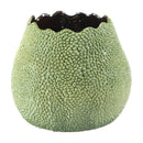 Planters Ceramic Planters - 11.2" x 11.2" x 9.4" Green, Ceramic, Planter HomeRoots
