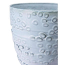 Planters Ceramic Planters - 7.2" X 7.2" X 6.5" Small Off White Organic Patter Circles Planter HomeRoots