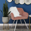 Planters Modern Planters - 9.65" X 9.65" X 17.8" Gray Gold Metal Plant Stand HomeRoots
