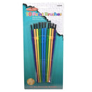 PLASTIC ARTIST BRUSHES 10 PK ASST-Supplies-JadeMoghul Inc.