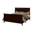 Platform Beds Queen Louis Phillippe Bed , Cherry Benzara