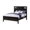 Twin Bed Wooden Finish , Black